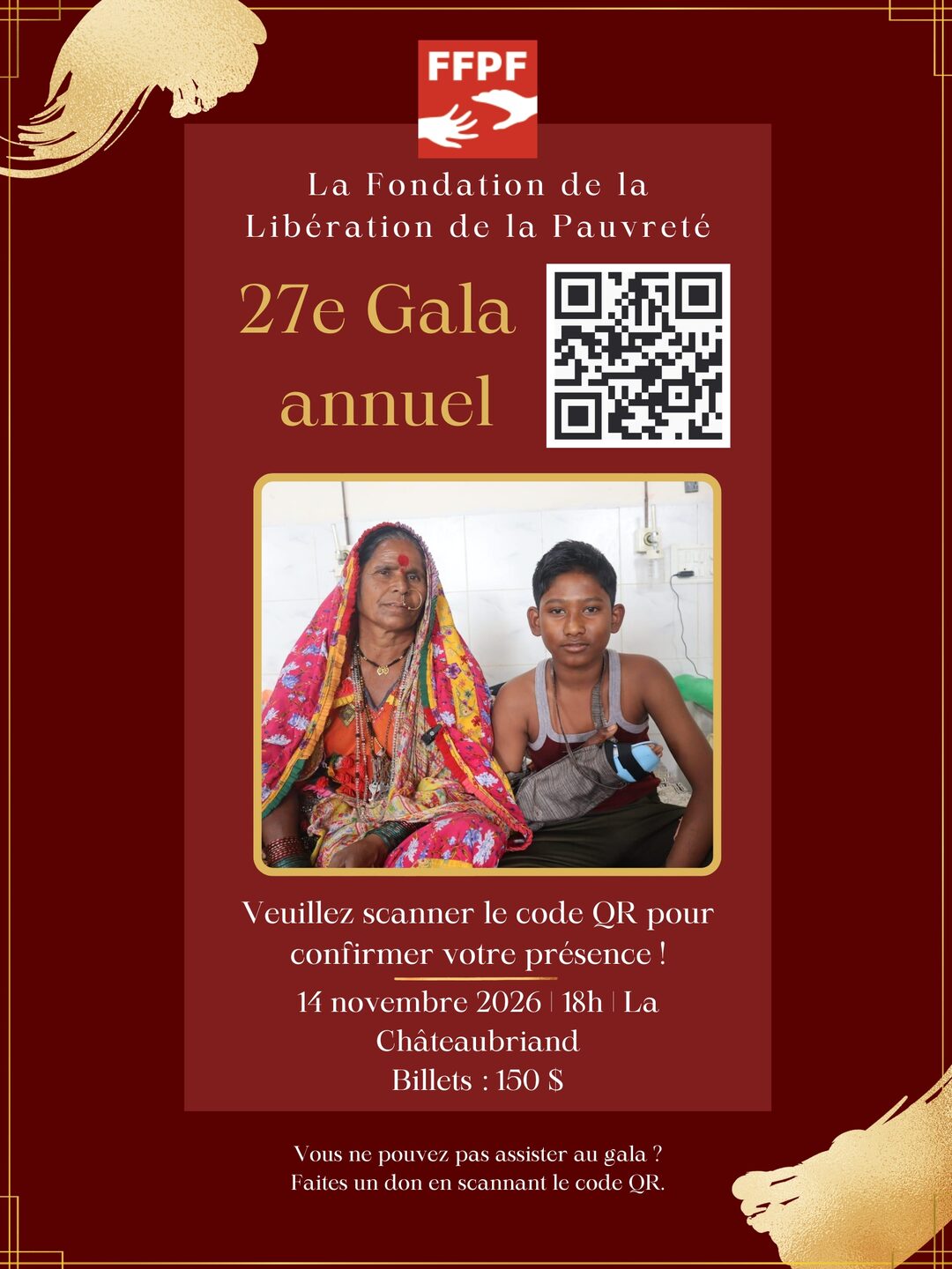 27th Annual Gala poster 5 of 12 — 14 November 2026, La Châteaubriand