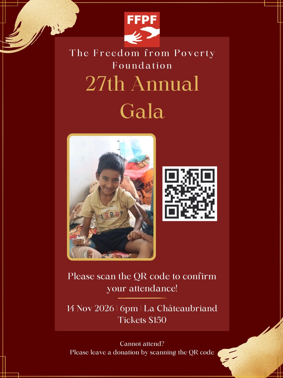 27th Annual Gala poster 10 of 12 — 14 November 2026, La Châteaubriand